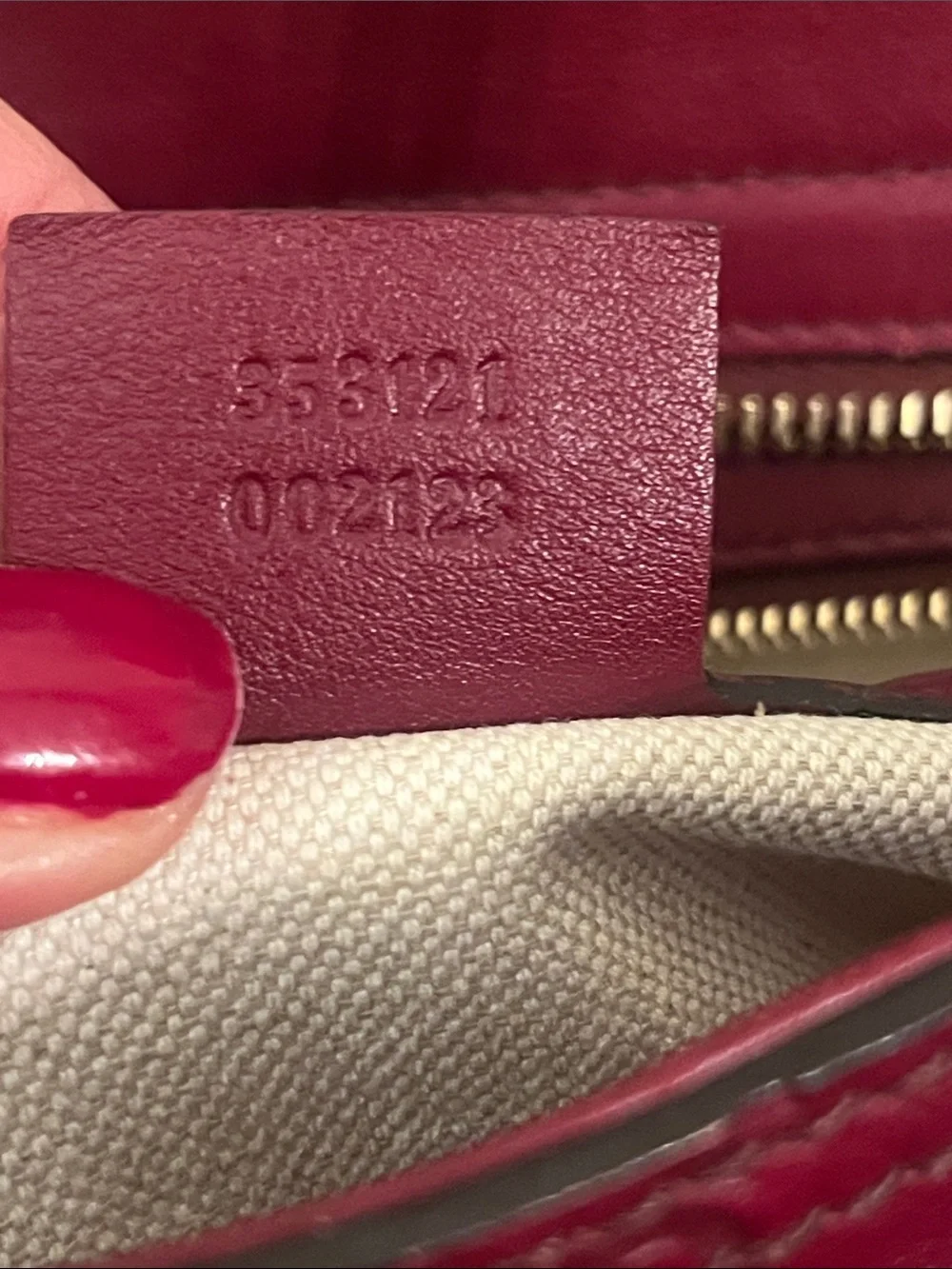 Gucci Small Bree Satchel Maroon Authentic